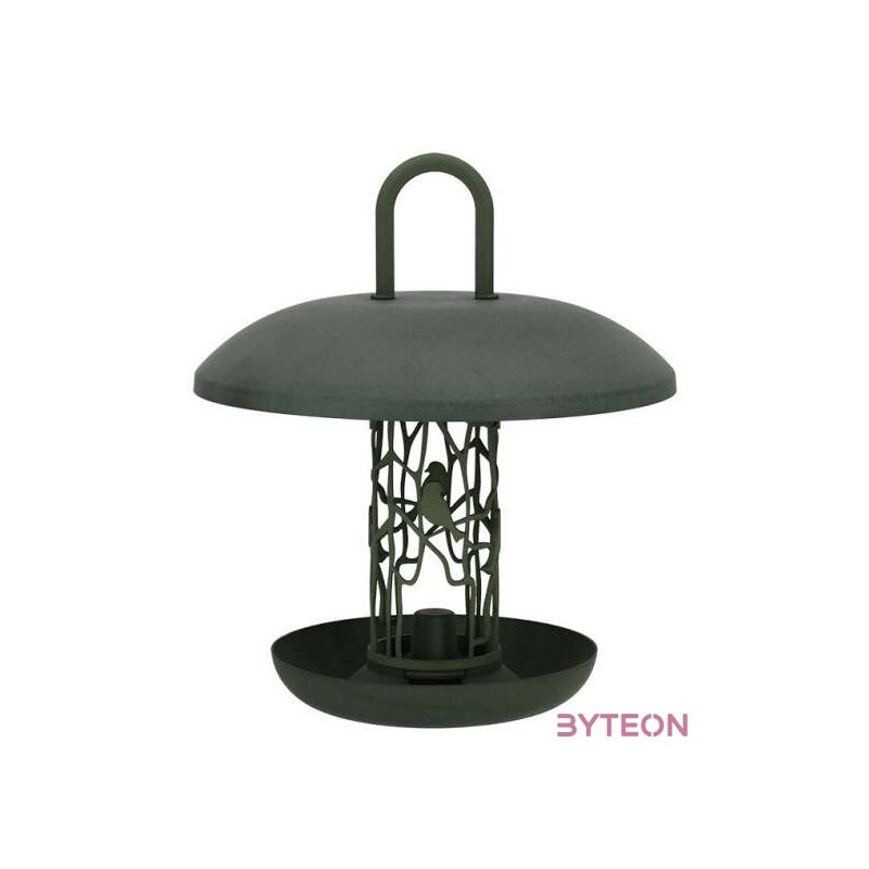 Önadagolós madáretető faggyúgolyóknak, újrahasznosított anyagból, zöld, 26 x 30 cm