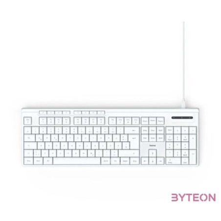 Hama 13173053 CK-200 USB fehér billentyűzet