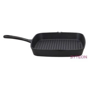 Öntöttvas grill serpenyő, 35,5 x 24 cm