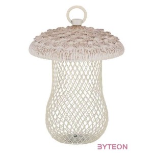 Őzlábgomba alakú mogyorótartó madáretető, 13 x 17 cm