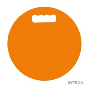 Gyerek kerti térdelőpárna, narancssárga, 28 cm átmérőjű