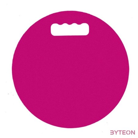 Gyerek kerti térdelőpárna, pink, 28 cm átmérőjű