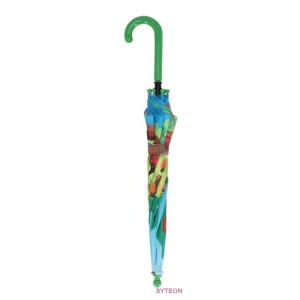 Gyerek esernyő hernyó mintával, 68,5 cm átmérőjű