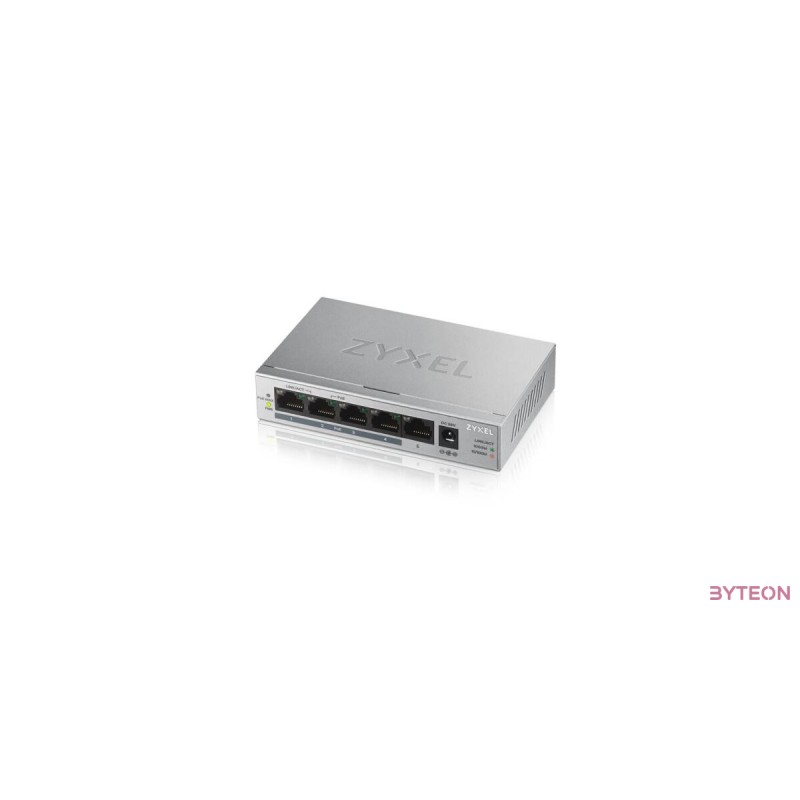 ZyXEL GS1005-HP 5port Gigabit LAN nem menedzselhető PoE+ Switch