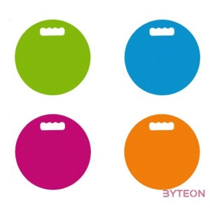 Gyerek kerti térdelőpárna, pink, 28 cm átmérőjű