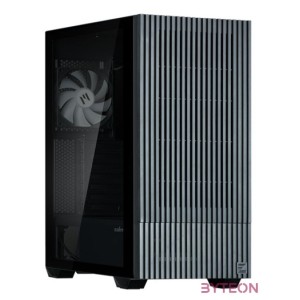 Zalman Z10 DS fekete (táp nélküli) 15 LED Kijelzős ablakos ATX ház