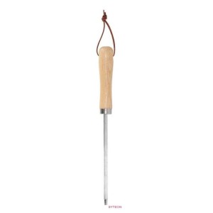 Szerszám és késélező rúd, rozsdamentes acél, 35 cm