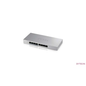 ZyXEL GS1200-8HPv2 8port GbE LAN PoE (60W) web menedzselhető asztali switch