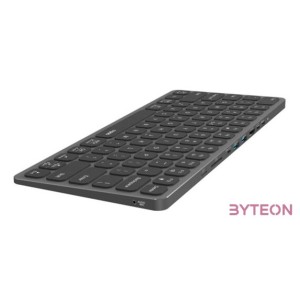 Rapoo 00226412 UCK-6001 8in1 HUB vezeték nélküli fekete billentyűzet