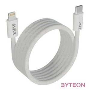 AVAX CB611W MAGNETY 27W 1m USB-C - Lightning adat- és töltőkábel