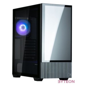 Zalman Z10 DS fekete (táp nélküli) 15 LED Kijelzős ablakos ATX ház