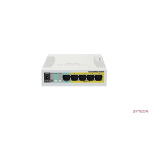 MikroTik RB260GSP/CSS106-1G-4P-1S 5port GbE 1xGbE SFP PoE switch