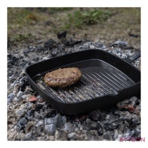 Öntöttvas grill serpenyő, 35,5 x 24 cm