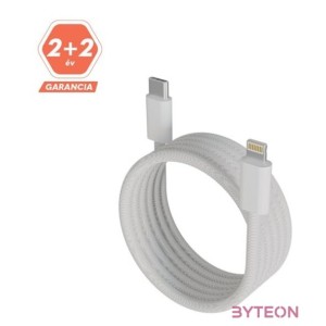 AVAX CB611W MAGNETY 27W 1m USB-C - Lightning adat- és töltőkábel