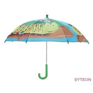 Gyerek esernyő hernyó mintával, 68,5 cm átmérőjű