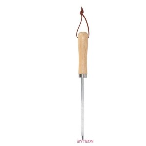 Szerszám és késélező rúd, rozsdamentes acél, 35 cm