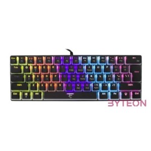 White Shark GK-2202-2B,BL-US Ashiko 2 US fekete (blue switch) gamer billentyűzet