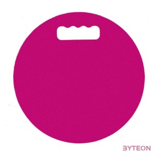 Gyerek kerti térdelőpárna, pink, 28 cm átmérőjű