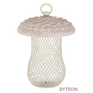 Őzlábgomba alakú mogyorótartó madáretető, 13 x 17 cm