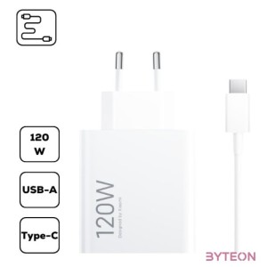Xiaomi BHR9462EU 120W HyperCharge Combo (Type-A) EU hálózati töltő