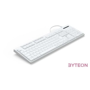 Hama 13173053 CK-200 USB fehér billentyűzet