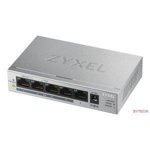 ZyXEL GS1005-HP 5port Gigabit LAN nem menedzselhető PoE+ Switch