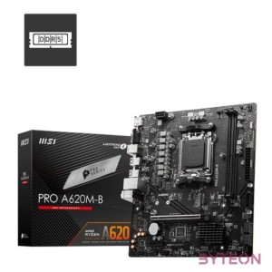 MSI PRO A620M-B AMD A620 AM5 mATX alaplap