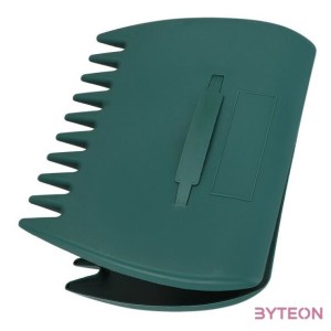 Levélgyűjtő kézi villa újrahasznosított anyagból, 34 x 25 cm