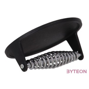 Öntöttvas hamburgerhús formázó, steak nehezék, 18 cm átmérőjű