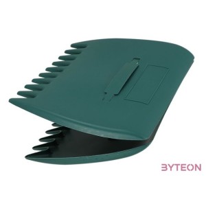 Levélgyűjtő kézi villa újrahasznosított anyagból, 34 x 25 cm