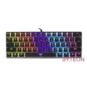 White Shark GK-2202-2B,BL-US Ashiko 2 US fekete (blue switch) gamer billentyűzet