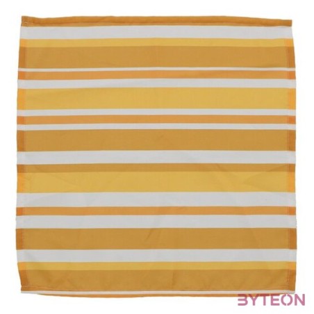 Pamut szalvéta, narancssárga csíkos, 35 x 35 cm, 4 db-os szett