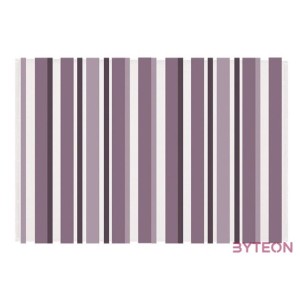 Csíkos kültéri szőnyeg, 120 x 180 cm, lila