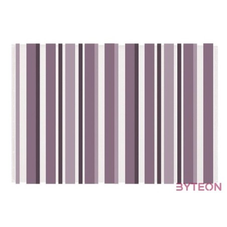 Csíkos kültéri szőnyeg, 120 x 180 cm, lila