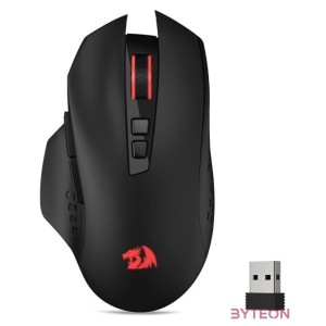 Redragon M656 Gainer Wireless Gaming Mouse Black,Red