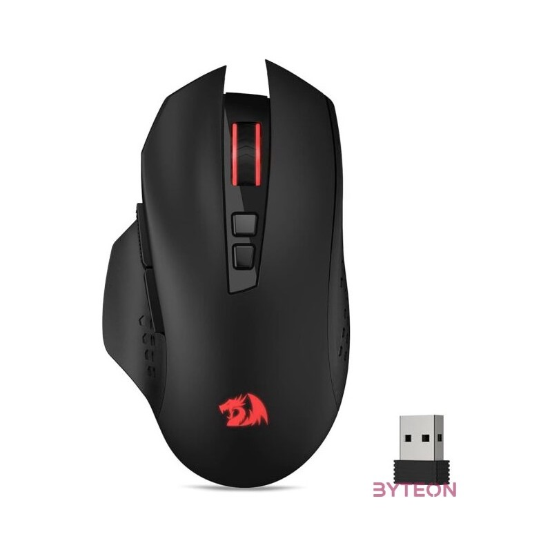 Redragon M656 Gainer Wireless Gaming Mouse Black,Red