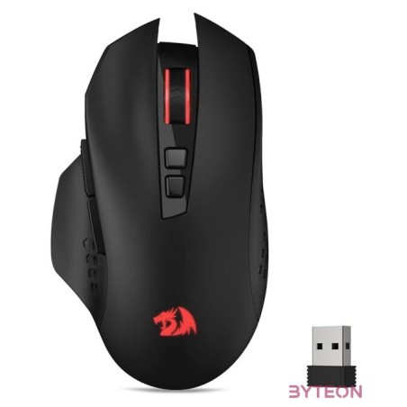 Redragon M656 Gainer Wireless Gaming Mouse Black,Red