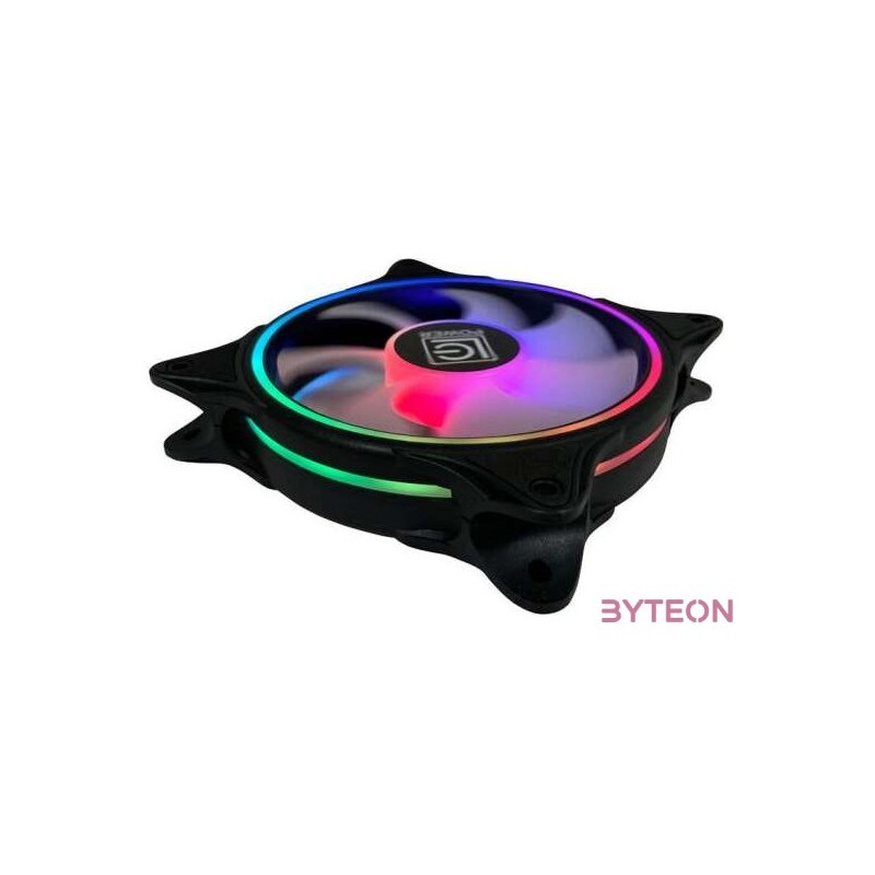 LC Power LC-CF-120-ARGB-B 120mm ARGB Case Fan Black