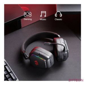 Redragon H868 Wireless Bluetooth RGB Gaming Headset Black