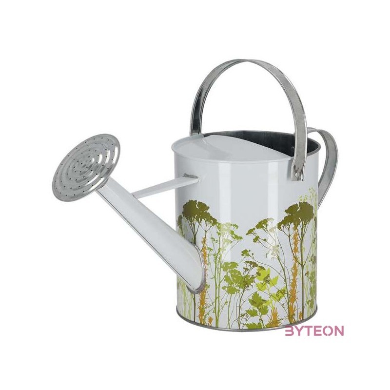 Mezei virág mintás cink locsolókanna, 5 literes