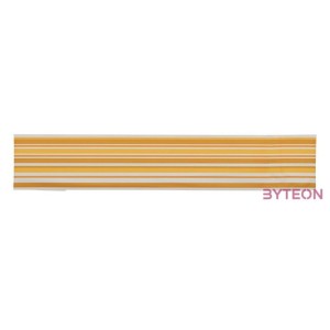 Pamut asztali futó, narancssárga csíkos, 40 x 220 cm