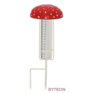 Leszúrható csapadékmérő, légyölő galócás, 34 cm