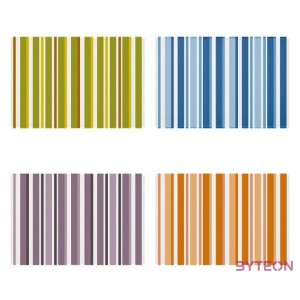 Csíkos kültéri szőnyeg, 120 x 180 cm, narancssárga