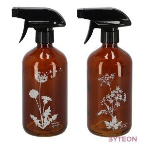 Üveg növénypermetező, zöld, 0,5 literes, zöld, B