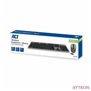 ACT AC5710 Wireless Keyboard Combo Black,Grey US