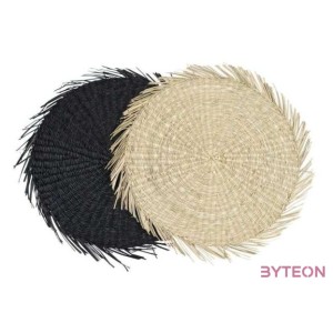 Tányéralátét tengeri fűből, natúr, 38 cm