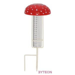 Leszúrható csapadékmérő, légyölő galócás, 34 cm