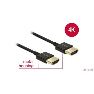 HDMI - HDMI 0.5m v2.0 aranyozott (Delock)