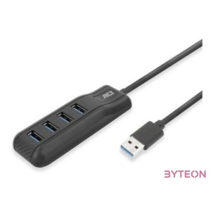 ACT AC6320 4-portos USB3.2 HUB Black