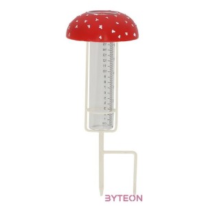 Leszúrható csapadékmérő, légyölő galócás, 34 cm